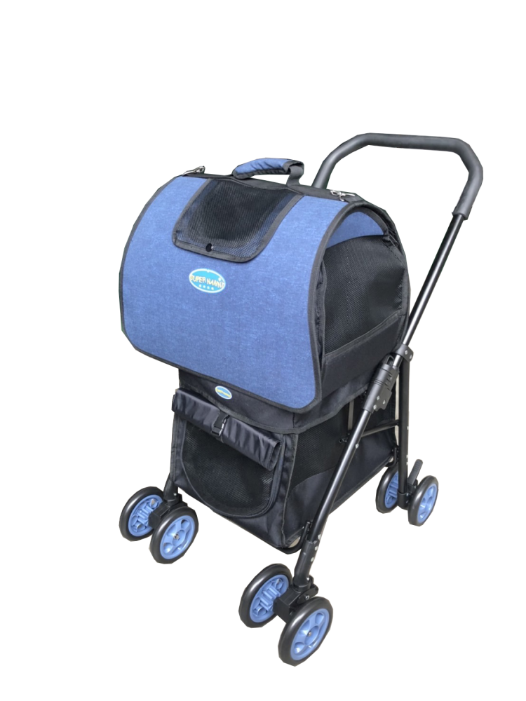 3-in-1 pet travel stroller system